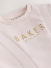 Baker by Ted Baker Cinched Peplum Hem Sweat Tops & Joggers 2 Piece Set - 圖片 14，共 14