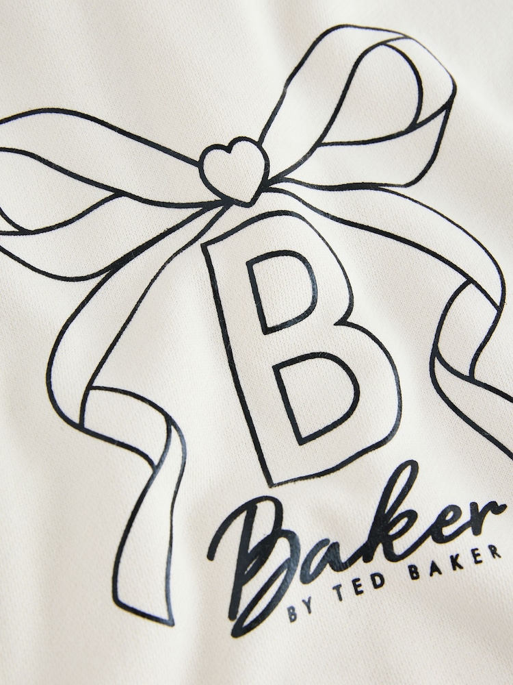 Baker by Ted Baker Cream 2 Piece Collared Sweat Top & Pleated Skirt Set - Image 13 of 13 Baker by Ted Baker Cream 2 Piece Collared Sweat Top & Pleated Skirt Set - Image 13 of 13