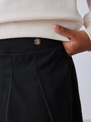 Baker by Ted Baker Cream 2 Piece Collared Sweat Top & Pleated Skirt Set - Image 7 of 13