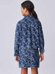 Baker by Ted Baker Denim Monogram Bow Denim Jacket & Skirt Co-ord - Image 11 of 18