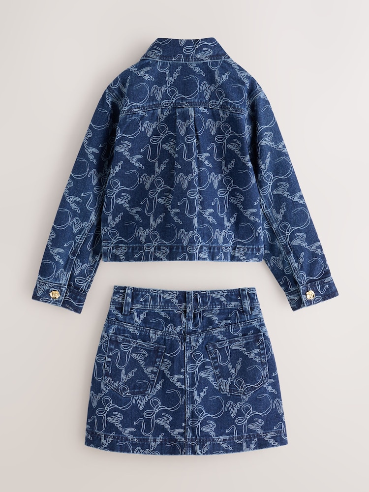 Baker by Ted Baker Monogram 蝴蝶结 牛仔夹克和半身裙套装 - 图片2 / 4