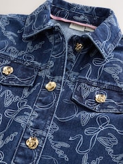 Baker by Ted Baker Monogram 蝴蝶结 牛仔夹克和半身裙套装 - 图片4 / 4