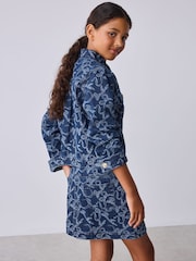 Baker by Ted Baker Denim Monogram Bow Denim Jacket & Skirt Co-ord - Image 9 of 18