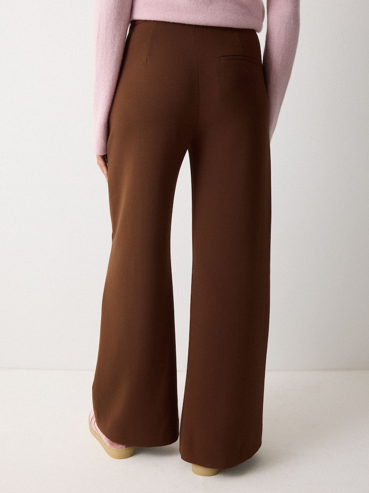 Jigsaw Brown Modern Crepe Wide Leg Trouser - Image 5 of 5 Jigsaw Brown Modern Crepe Wide Leg Trouser - Image 5 of 5
