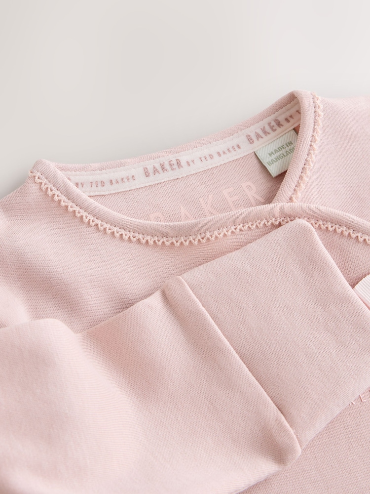 Ніжно-рожевий - Baker by Ted Baker Cotton Printed Sleepsuits 3 Pack - Image 12 of 12 Ніжно-рожевий - Baker by Ted Baker Cotton Printed Sleepsuits 3 Pack - Image 12 of 12