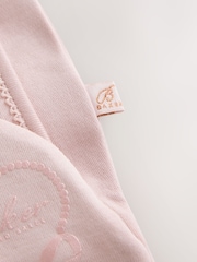 Ніжно-рожевий - Baker by Ted Baker Cotton Printed Sleepsuits 3 Pack - Image 9 of 12