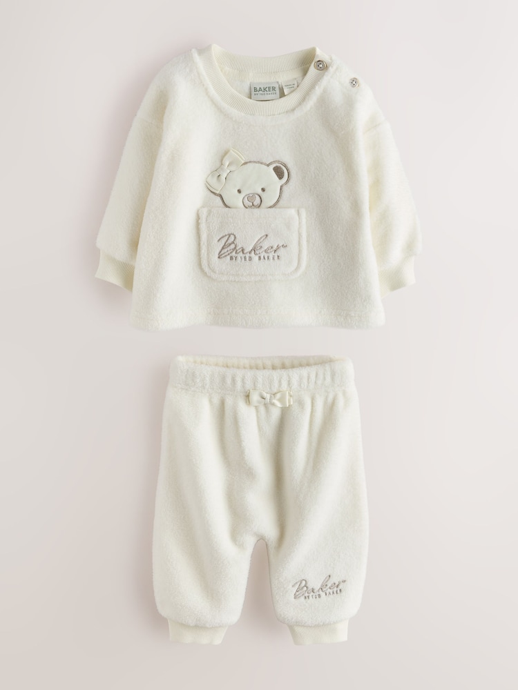 Baker by Ted Baker 2 Piece Φλις Bear Graphic Τοπ & Φόρμες Σετ - Εικόνα 1 από 8