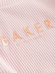 Baker by Ted Baker 3 Pack Asymmetric Ribbed Long Sleeve Tops - Image 16 of 16