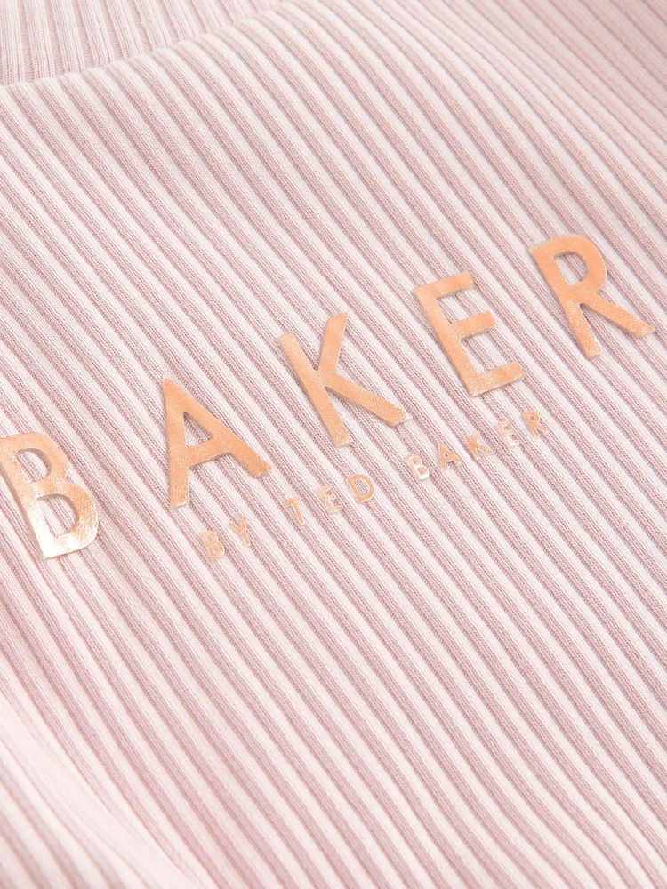 Baker by Ted Baker 3 Pack Asymmetric Ribbed Long Sleeve Tops - Image 16 of 16