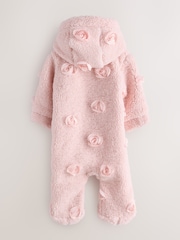 Baker by Ted Baker Pink 3D Corsage Borg Pramsuit - Image 2 of 6