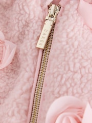 Baker by Ted Baker Pink 3D Corsage Borg Pramsuit - Image 5 of 6
