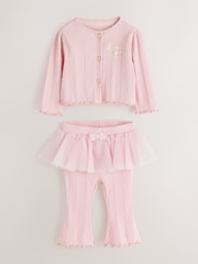 Baker by Ted Baker 2 Piece Mesh Tutu Top & Flare Leggings Set - 图片1 / 6