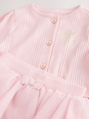 Baker by Ted Baker 2 Piece Mesh Tutu Top & Flare Leggings Set - 图片3 / 6