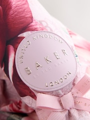 Baker by Ted Baker Print Shower Resistant Floral Printed Padded Snowsuit - Image 9 of 10