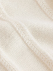 Baker by Ted Baker Cream 2 Piece Organza Collared Cable Knit Set - Image 3 of 8