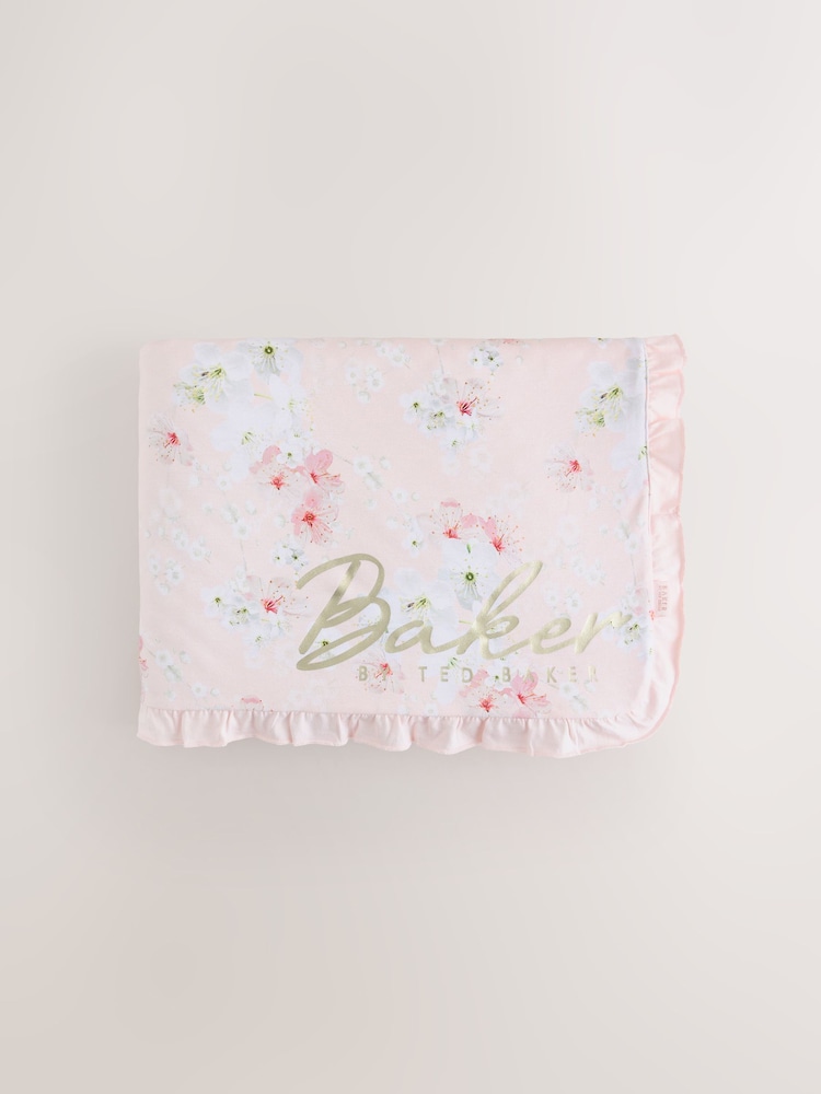 Baker by Ted Baker Floral All-Over Printed Quilted Blanket - Image 1 of 5