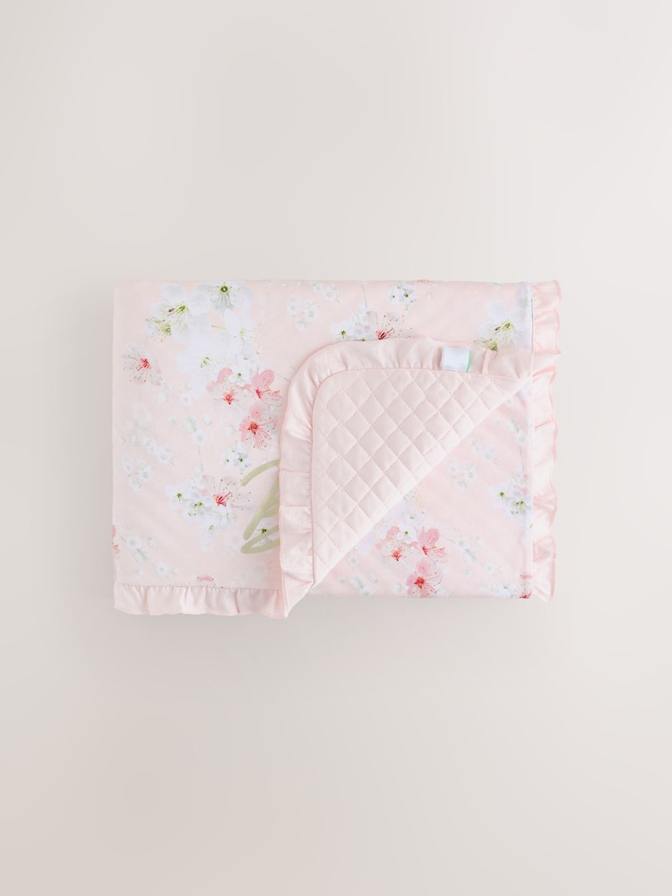 Baker by Ted Baker Floral All-Over Printed Quilted Blanket - Image 2 of 5