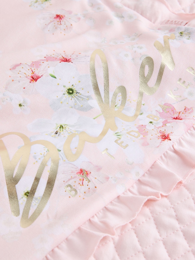 Baker by Ted Baker Floral All-Over Printed Quilted Blanket - Image 5 of 5