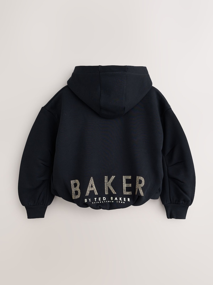 Baker by Ted Baker Bubble Hem Hotfix Diamante Hoodie - Bild 2 von 6