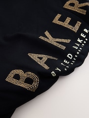 Baker by Ted Baker Bubble Hem Hotfix Diamante Hoodie - Bild 6 von 6