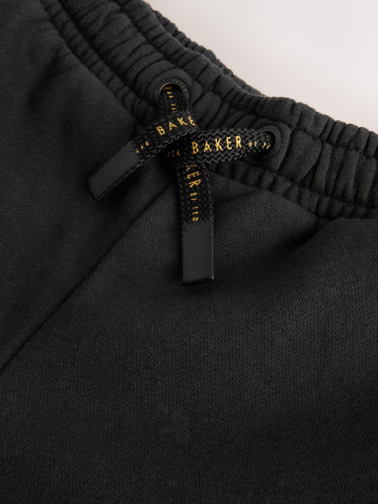 Baker by Ted Baker Black Oversized Metallic Logo Hoodie & Joggers 2 Piece Set - Image 12 of 12 Baker by Ted Baker Black Oversized Metallic Logo Hoodie & Joggers 2 Piece Set - Image 12 of 12