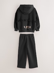 Baker by Ted Baker Oversized Metallic Logo Hoodie & Joggers 2 Piece Set - Image 2 de 5