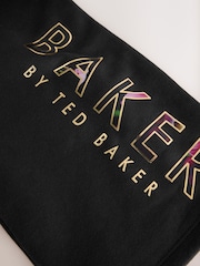 Baker by Ted Baker Oversized Metallic Logo Hoodie & Joggers 2 Piece Set - Image 4 de 5