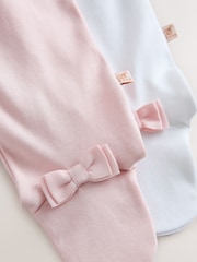 Baker by Ted Baker Pink Cotton Printed Sleepsuits 3 Pack - Image 8 of 9