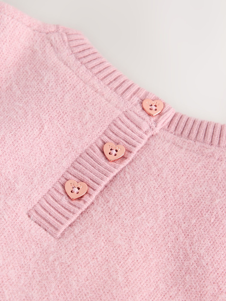 Baker by Ted Baker 2 Pieces-delni komplet pletenega puloverja s pentljo in lahkih hlač za prosti čas - Slika 12 iz 12