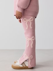Baker by Ted Baker 2 Pieces-delni komplet pletenega puloverja s pentljo in lahkih hlač za prosti čas - Slika 6 iz 12