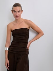 Scalpers Brown Strapples Jersey Dress - Image 3 of 4