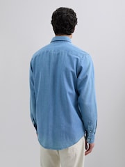 Scalpers Blue Bodo Denim Bd Shirt - Image 3 of 5