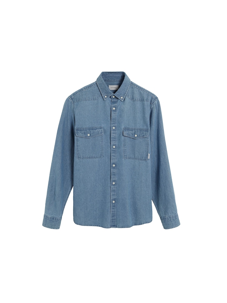 Scalpers Blue Bodo Denim Bd Shirt - Image 5 of 5
