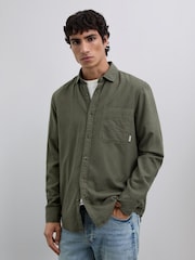 Scalpers Green Peach Overshirt - Image 2 of 5