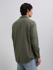 Scalpers Green Peach Overshirt - Image 3 of 5