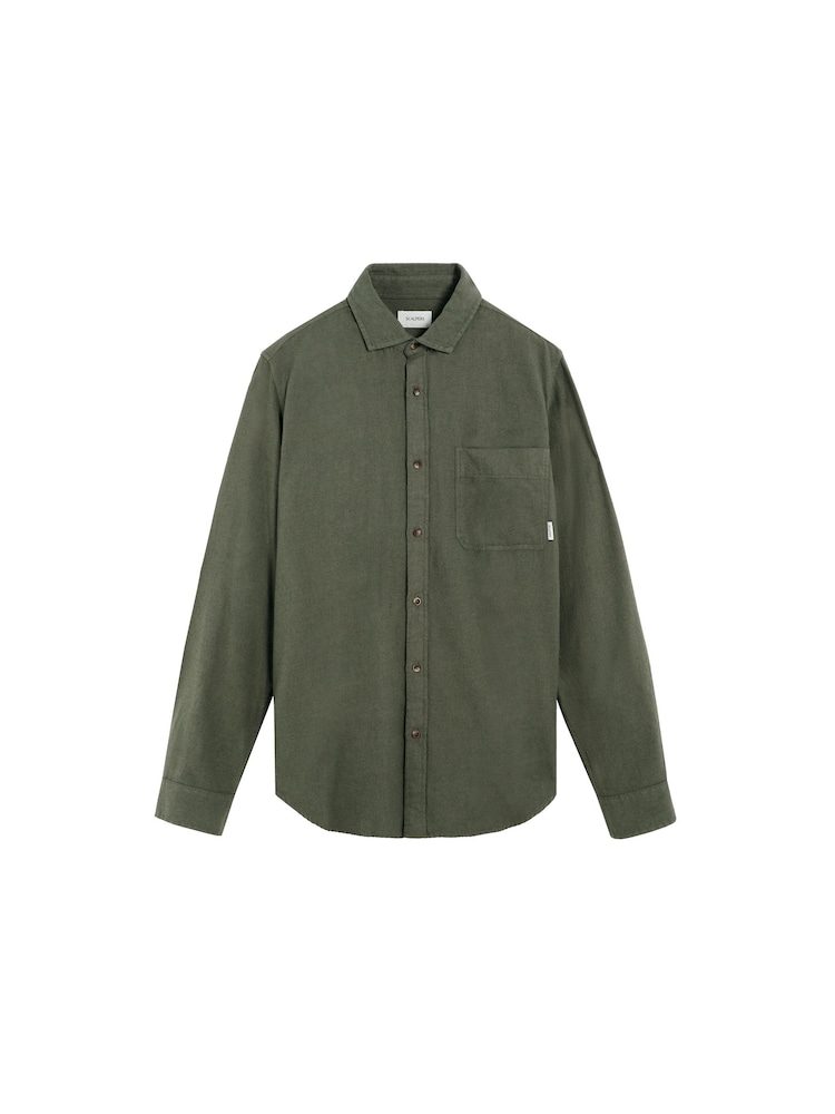 Scalpers Green Peach Overshirt - Image 5 of 5