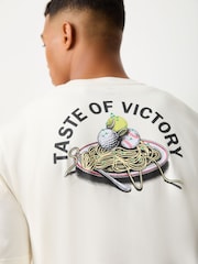 adidas Taste Of Victory Pasta Graphic T-Shirt - 4 paveikslėlis iš 4