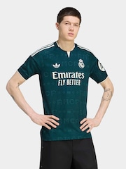 adidas Green Real Madrid 26/27 Away Football Jersey - Image 1 of 5