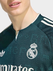 adidas Green Real Madrid 26/27 Away Football Jersey - Image 3 of 5