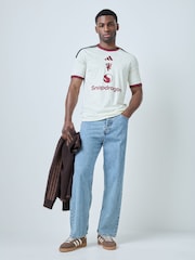 adidas Beige Manchester United 26/27 Third Jersey - Image 2 of 5