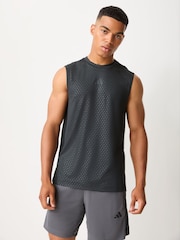 adidas Black D4T Primelift 3 Stripes Tank - Image 1 of 4