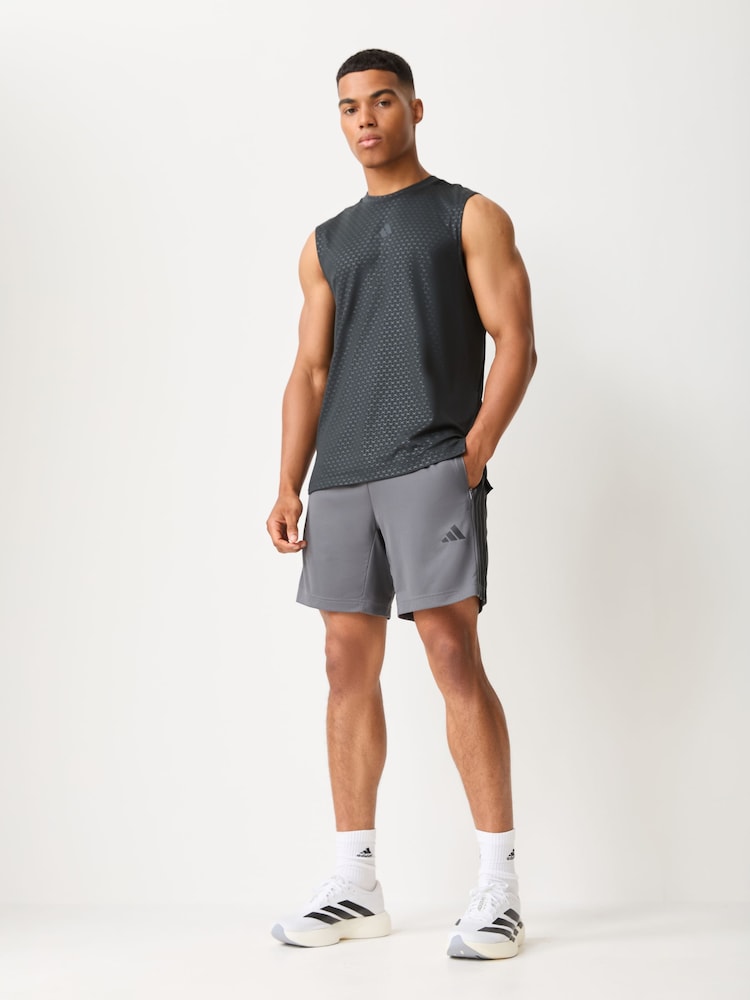 adidas Black D4T Primelift 3 Stripes Tank - Image 2 of 4 adidas Black D4T Primelift 3 Stripes Tank - Image 2 of 4