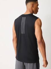 adidas Black D4T Primelift 3 Stripes Tank - Image 3 of 4