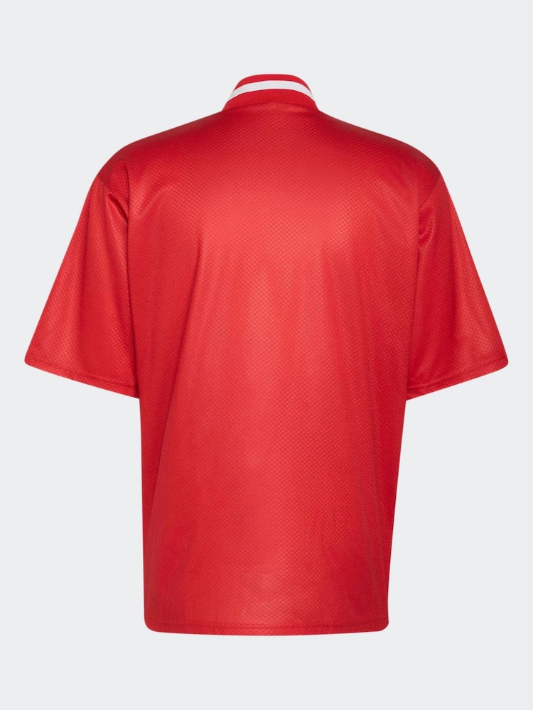 adidas Red Arsenal FC Stadium Jersey - Image 7 of 7 adidas Red Arsenal FC Stadium Jersey - Image 7 of 7
