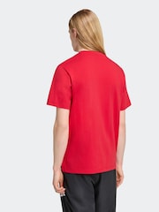 adidas Red Manchester United Stadium Graphic T-Shirt - Image 2 of 6