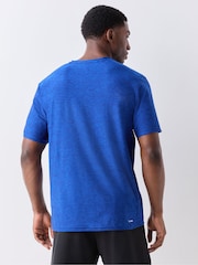 adidas Blue Workout Essentials Flex T-Shirt - Image 3 of 5