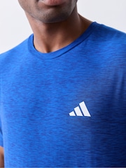 adidas Blue Workout Essentials Flex T-Shirt - Image 4 of 5