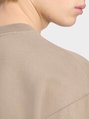 خاکی - adidas Essentials Feelcozy Fleece Sweatshirt - تصویر 5 از 6