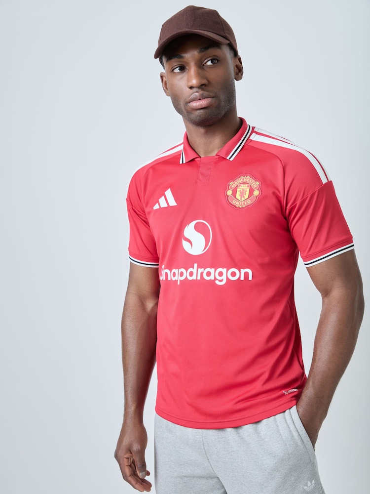 adidas Red Manchester United 26/27 Home Jersey - Image 1 of 5 adidas Red Manchester United 26/27 Home Jersey - Image 1 of 5