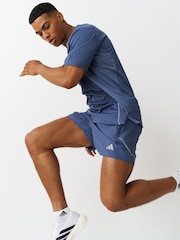 adidas Blue Tech Apparel T-Shirt - Image 3 of 5